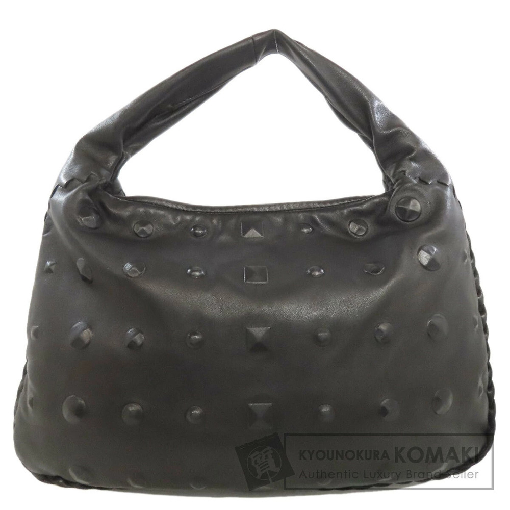 Bottega Veneta One Shoulder Hobo Embossed Shoulder Bag Calfskin